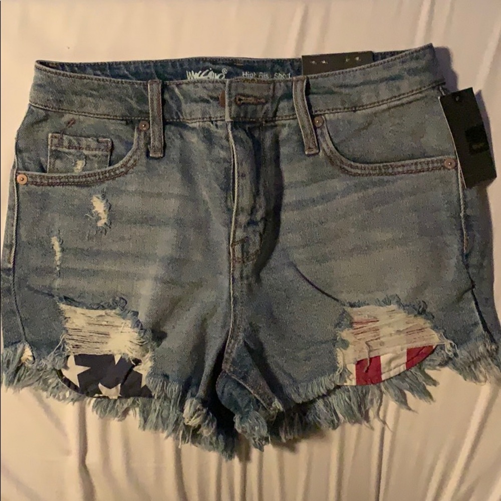 High waisted shorts size 6